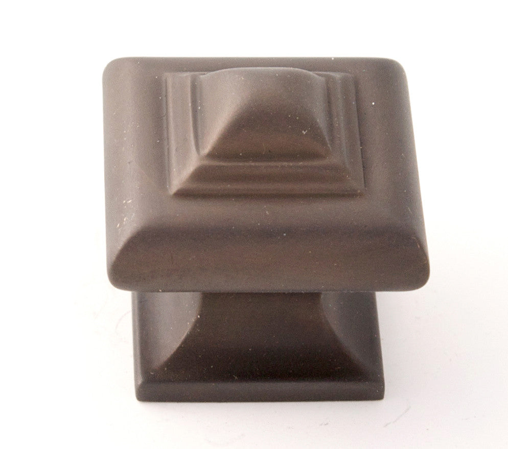 Alno A1520-CHBRZ: 1-1/4" Geometric Cabinet Knob - Chocolate Bronze