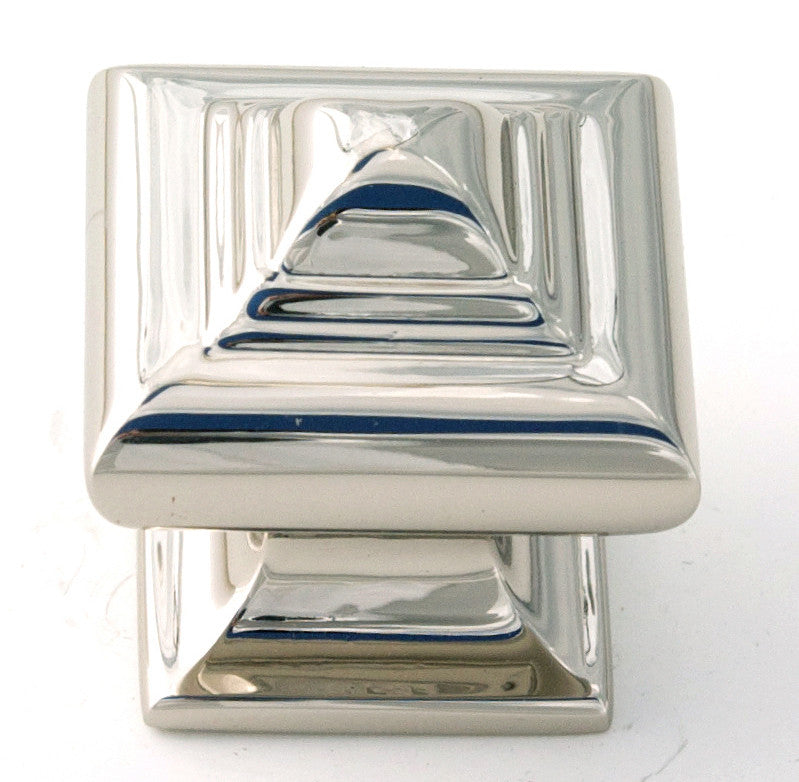 Alno A1520-PC: 1-1/4" Geometric Cabinet Knob - Polished Chrome