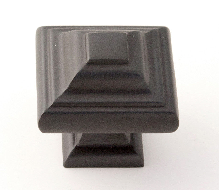 Alno A1525-BRZ: 1-1/4" Geometric Cabinet Knob - Bronze