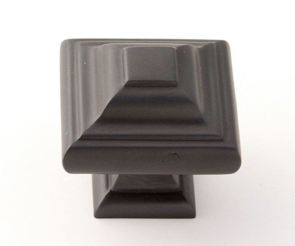 Alno A1525-CHBRZ: 1-1/4" Geometric Cabinet Knob - Chocolate Bronze