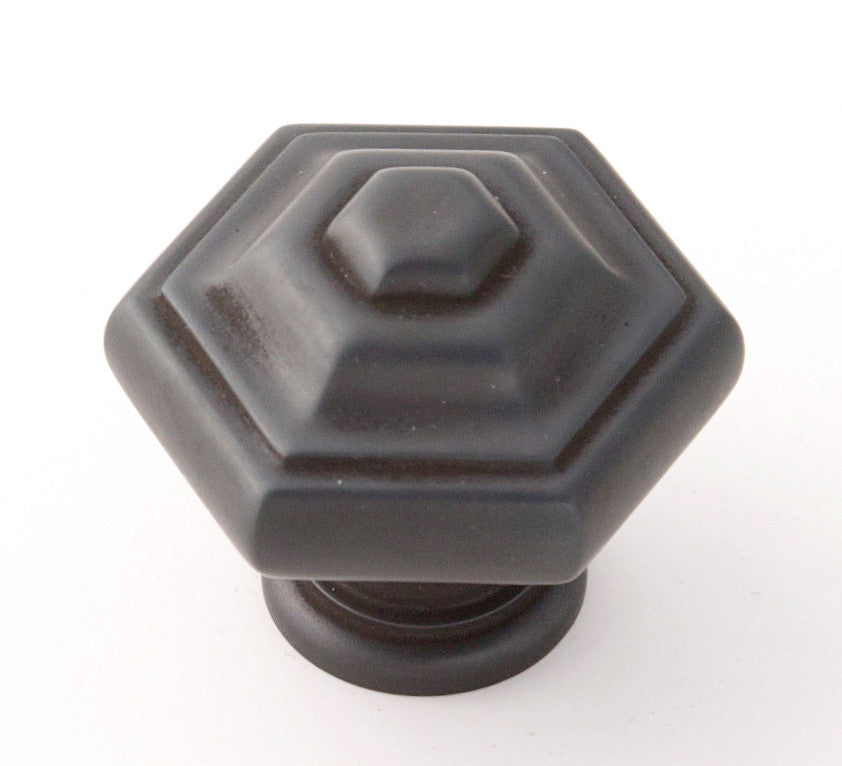 Alno A1530-BRZ: 1-1/4" Geometric Cabinet Knob - Bronze