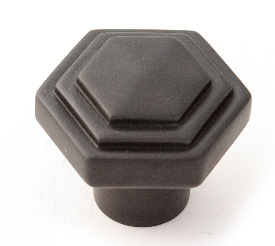Alno A1535-BRZ: 1-1/4" Geometric Cabinet Knob - Bronze