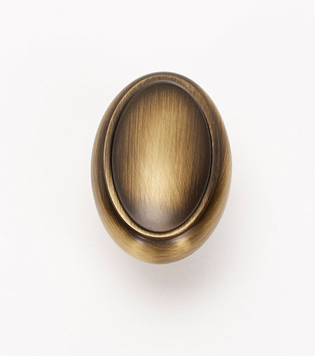 Alno A1560-AEM: 1-1/2" Classic Traditional Oval Cabinet Knob - Antique English Matte