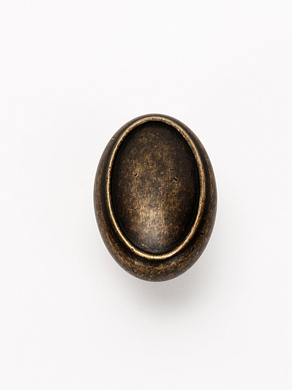 Alno A1560-BARC: 1-1/2" Classic Traditional Oval Cabinet Knob - Barcelona