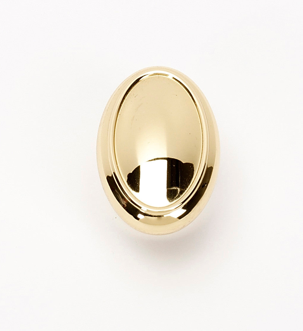 Alno A1560-PB/NL: 1-1/2" Classic Traditional Cabinet Knob - Unlacquered Brass