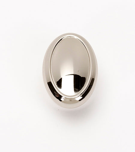 Alno A1560-PN: 1 1/2" Classic Traditional Oval Cabinet Knob - Polished Nickel