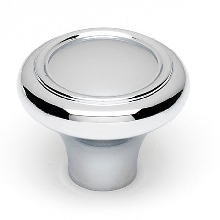 Alno A1561-PC: 1-1/4" Classic Traditional Cabinet Knob - Polished Chrome