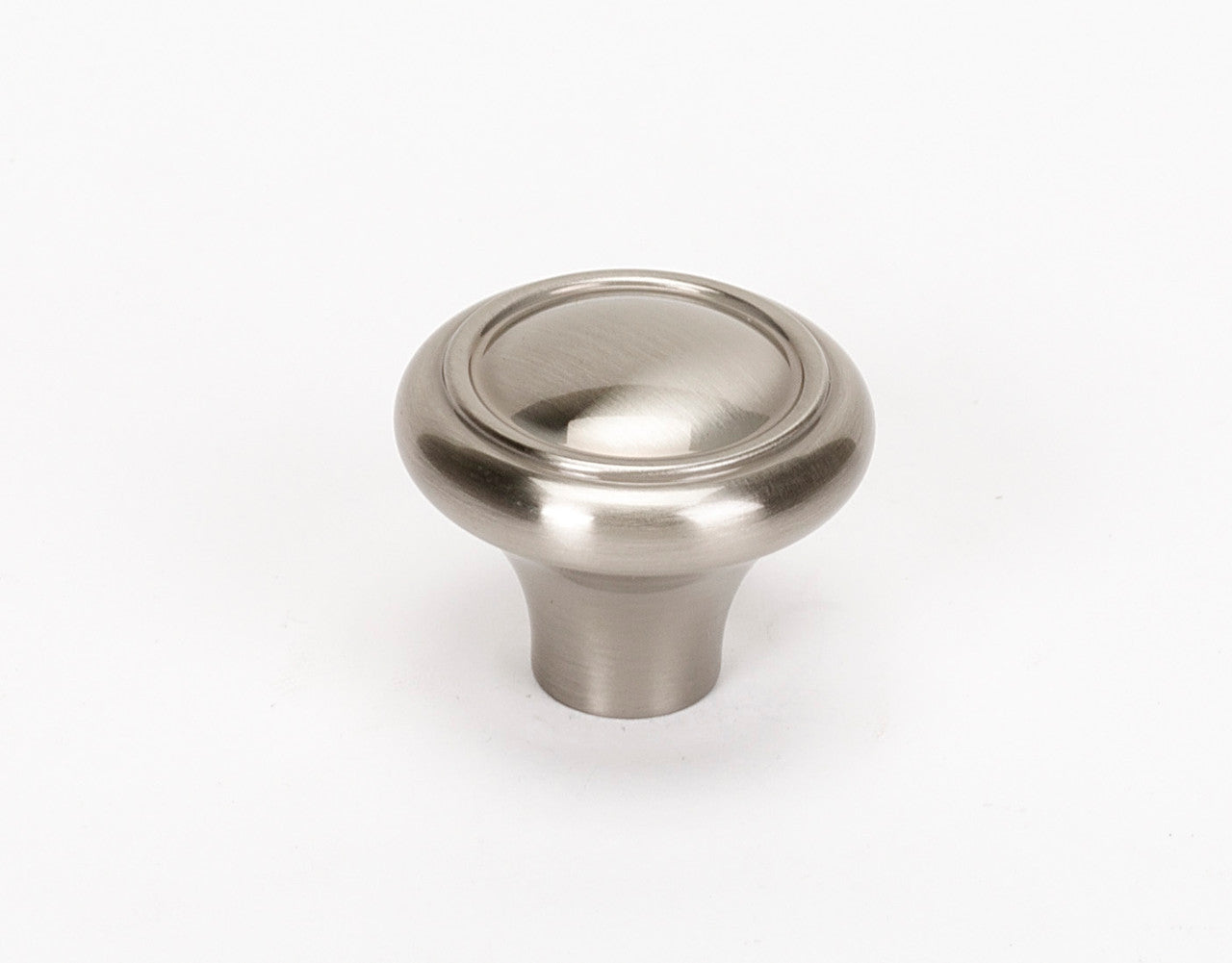 Alno A1561-SN: 1-1/4" Classic Traditional Cabinet Knob - Satin Nickel