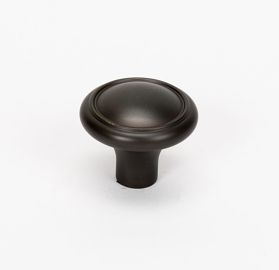 Alno A1562-CHBRZ: 1-1/2" Classic Traditional Cabinet Knob - Chocolate Bronze