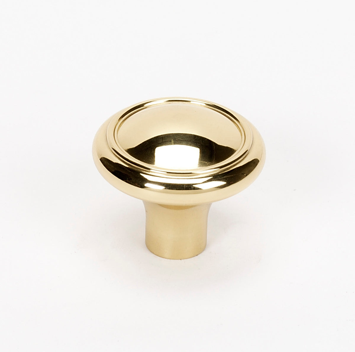 Alno A1562-PB: 1-1/2" Classic Traditional Cabinet Knob - Polished Brass
