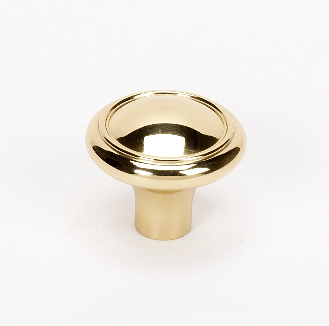 Alno A1562-PB: 1-1/2" Classic Traditional Cabinet Knob - Polished Brass