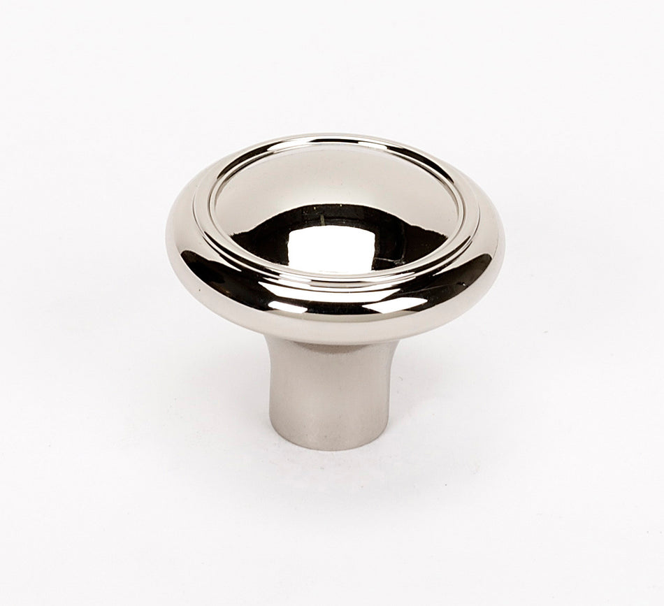 Alno A1562-PN: 1-1/2" Classic Traditional Cabinet Knob - Polished Nickel