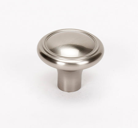 Alno A1562-SN: 1-1/2" Classic Traditional Cabinet Knob - Satin Nickel