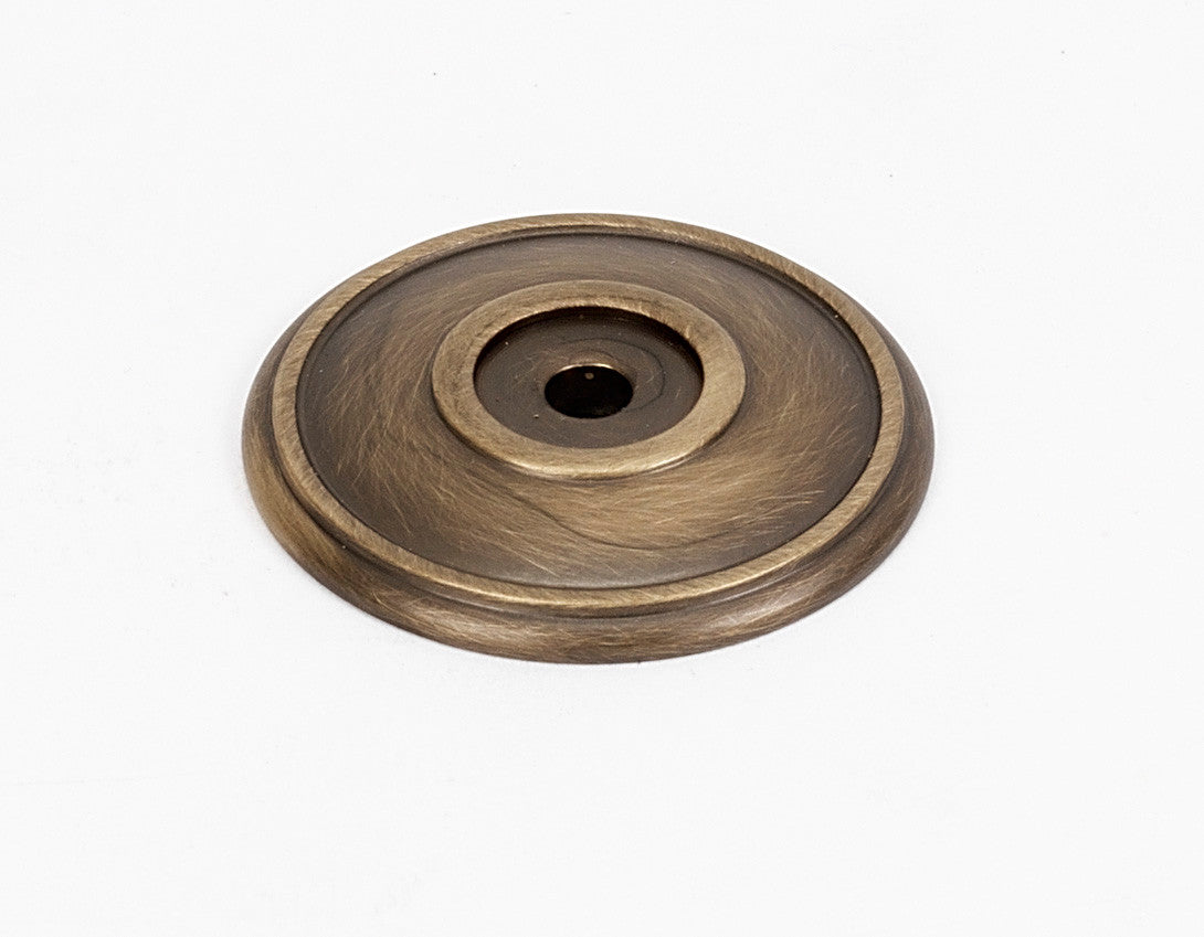 Alno A1563-AEM: 1-3/8" Classic Traditional Backplate - Antique English Matte