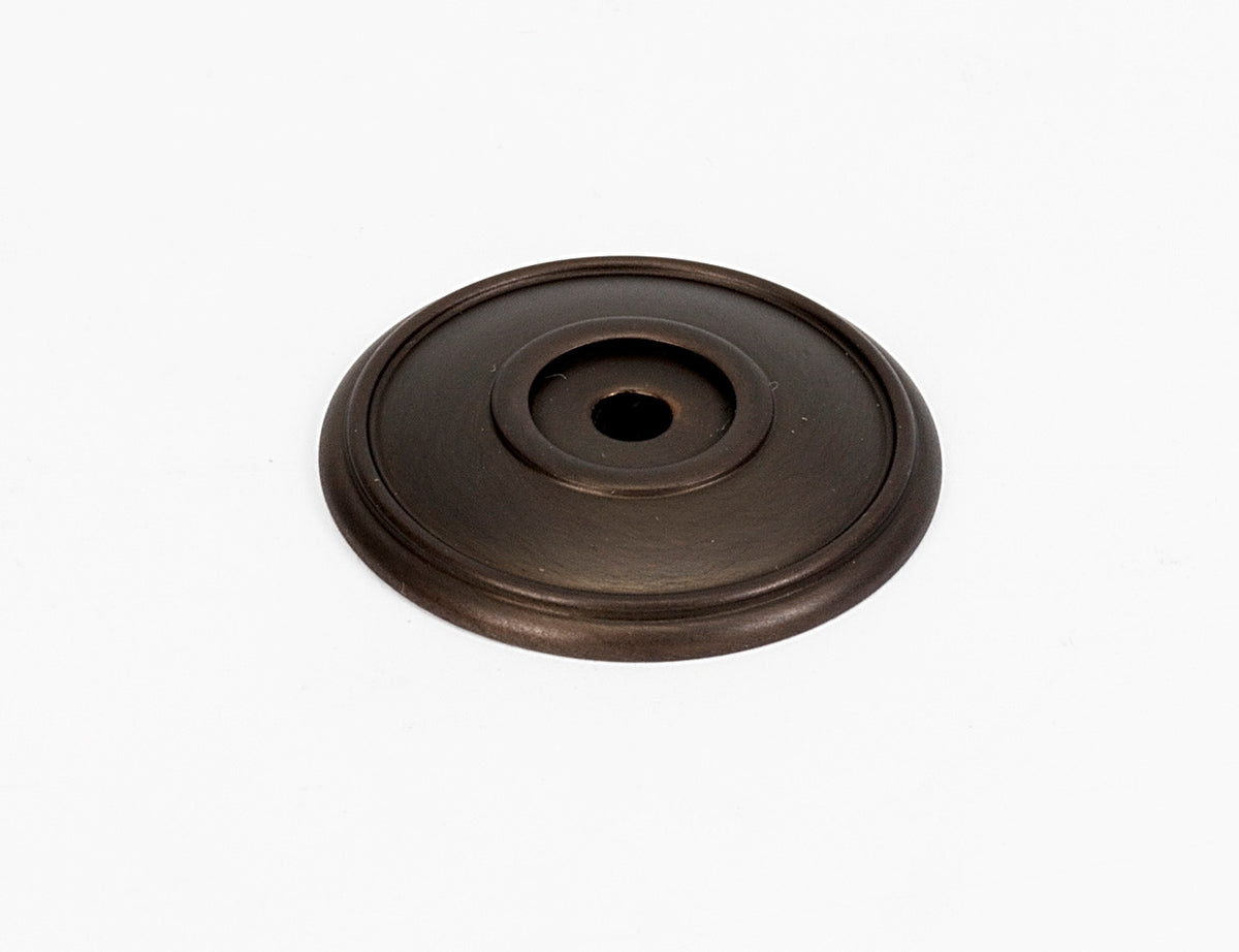 Alno A1563-CHBRZ: 1-3/8" Classic Traditional Backplate - Chocolate Bronze