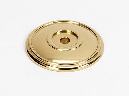 Alno A1563-PB/NL: 1-3/8" Classic Traditional Rosette - Unlacquered Brass