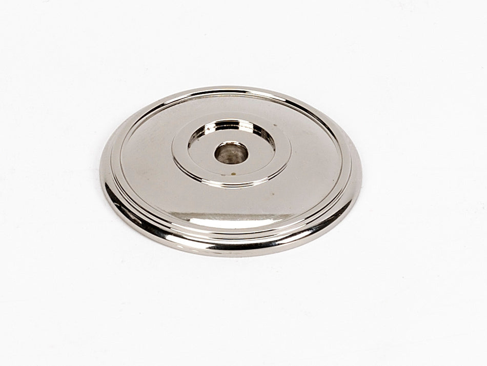 Alno A1563-PN: 1-3/8" Classic Traditional Backplate - Polished Nickel