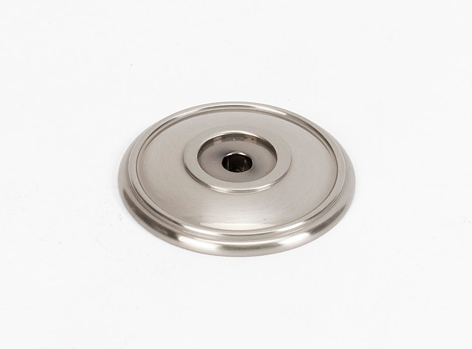 Alno A1564-SN: 1-5/8" Classic Traditional Backplate - Satin Nickel