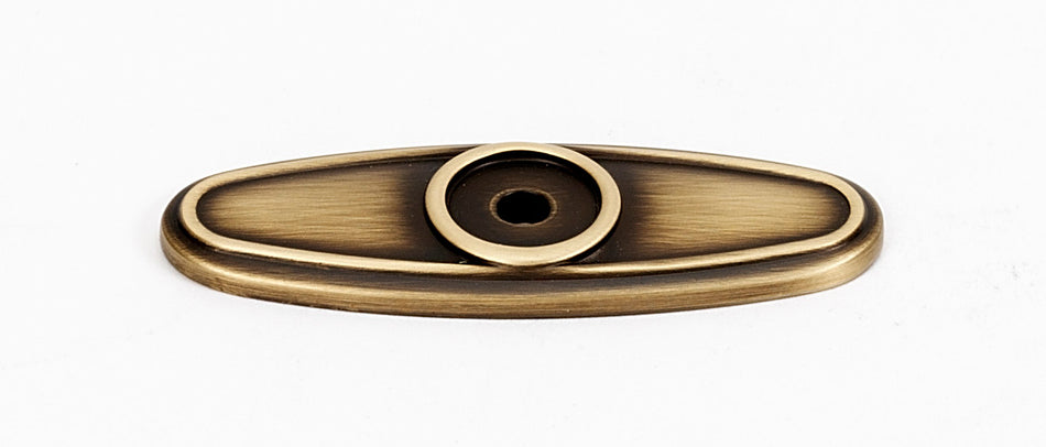 Alno A1565-AEM: 2-1/2" Classic Traditional Backplate - Antique English Matte