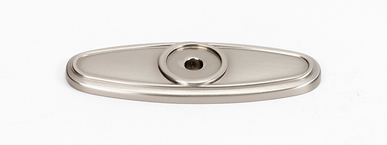 Alno A1565-SN: 2-1/2" Classic Traditional Backplate - Satin Nickel