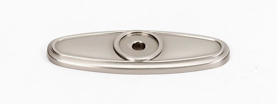 Alno A1565-SN: 2-1/2" Classic Traditional Backplate - Satin Nickel