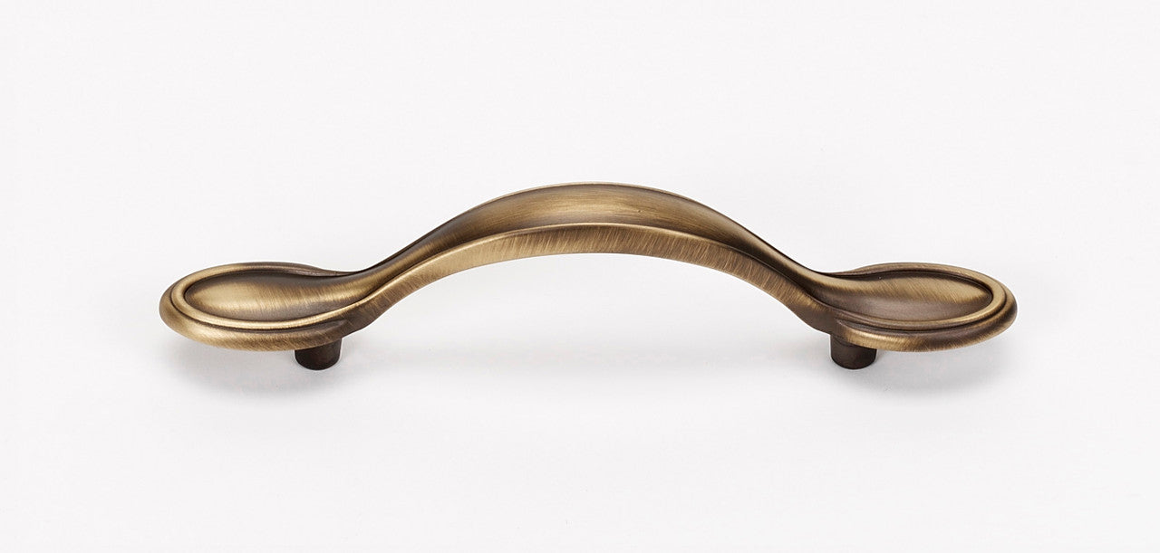 Alno A1567-35-AEM: 3-1/2" cc Classic Traditional Cabinet Pull - Antique English Matte