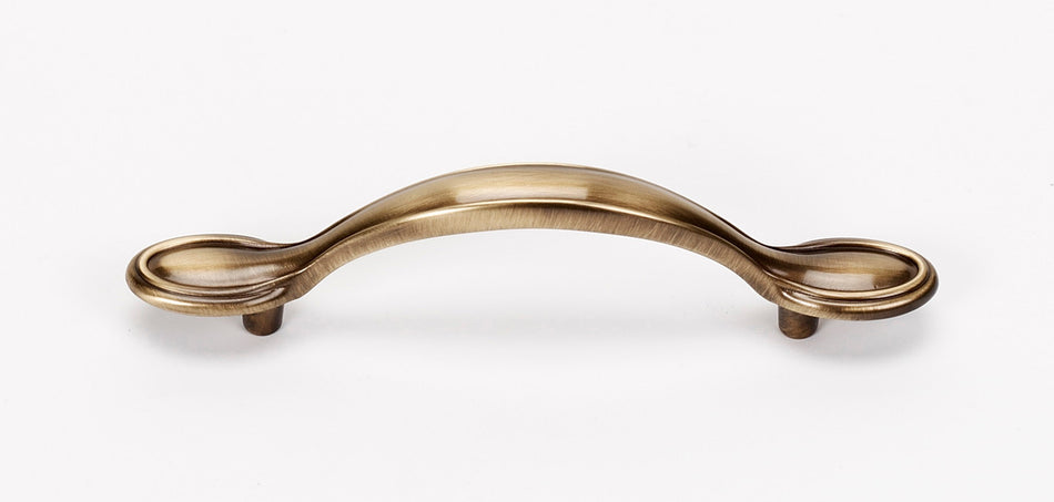 Alno A1567-35-AE: 3-1/2" cc Classic Traditional Cabinet Pull - Antique English