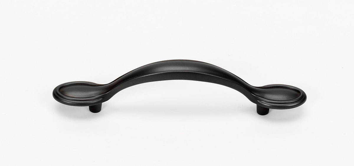 Alno A1567-35-BRZ: 3-1/2" cc Classic Traditional Cabinet Pull - Bronze
