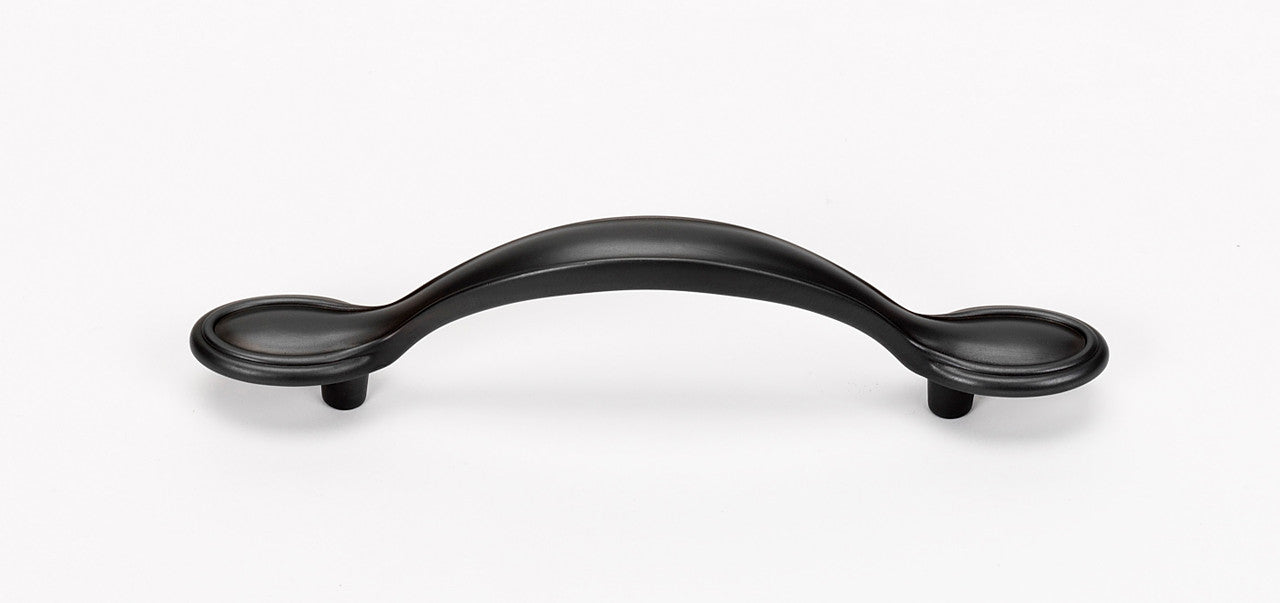 Alno A1567-35-BRZ: 3-1/2" cc Classic Traditional Cabinet Pull - Bronze
