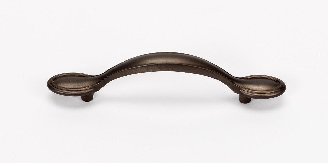 Alno A1567-35-CHBRZ: 3-1/2" cc Classic Traditional Cabinet Pull - Chocolate Bronze