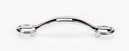 Alno A1567-35-PC: 3-1/2" cc Classic Traditional Cabinet Pull - Polished Chrome