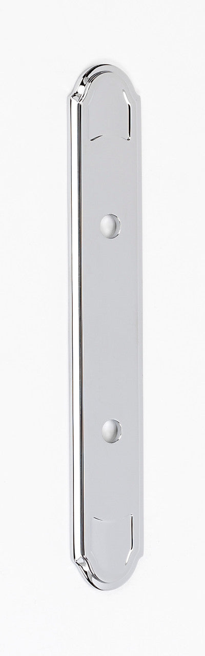 Alno A1568-3-PC: 7-3/4" Classic Traditional Backplate - Polished Chrome