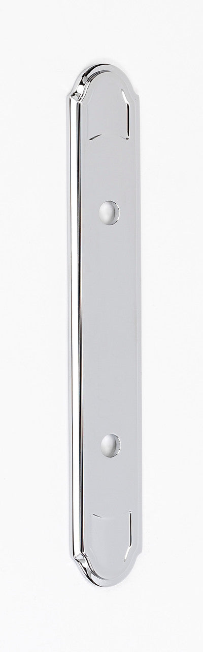 Alno A1569-35-PC: 7-3/4" Classic Traditional Backplate - Polished Chrome