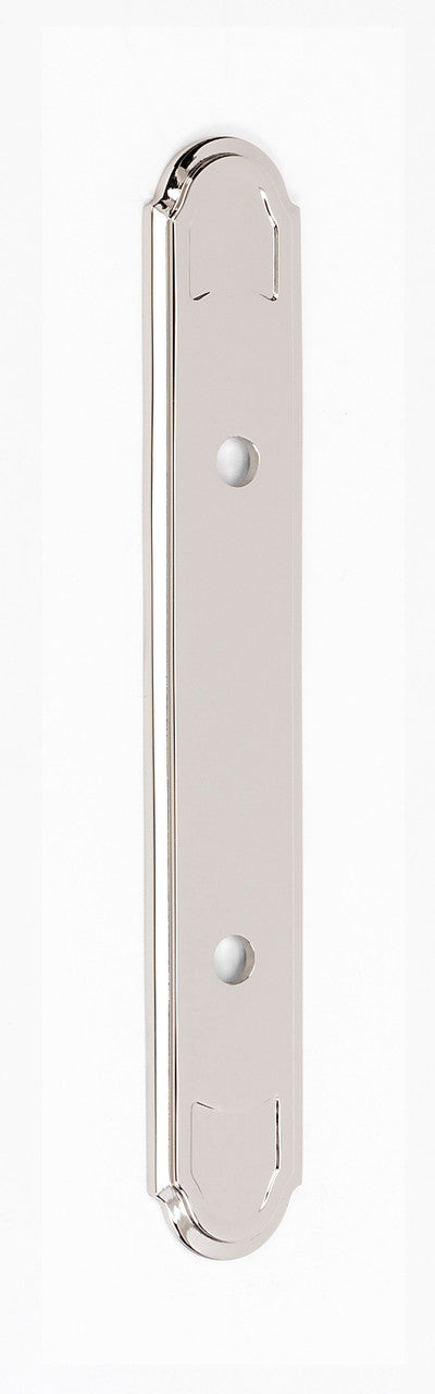 Alno A1569-35-PN: 7-3/4" Classic Traditional Backplate - Polished Nickel