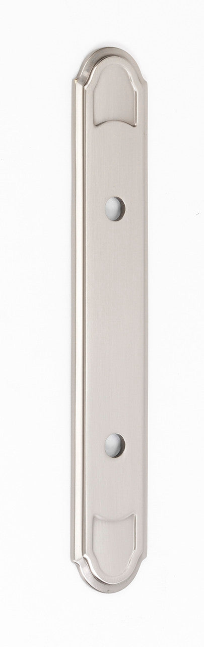 Alno A1569-35-SN: 7-3/4" Classic Traditional Backplate - Satin Nickel