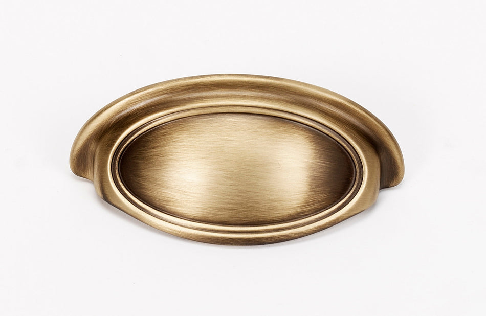 Alno A1570-3-AEM: 3" Classic Traditional Cup Cabinet Pull - Antique English Matte