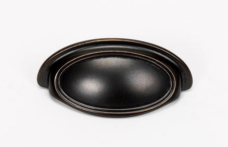 Alno A1570-3-BARC: 3" Classic Traditional Cup Cabinet Pull - Barcelona