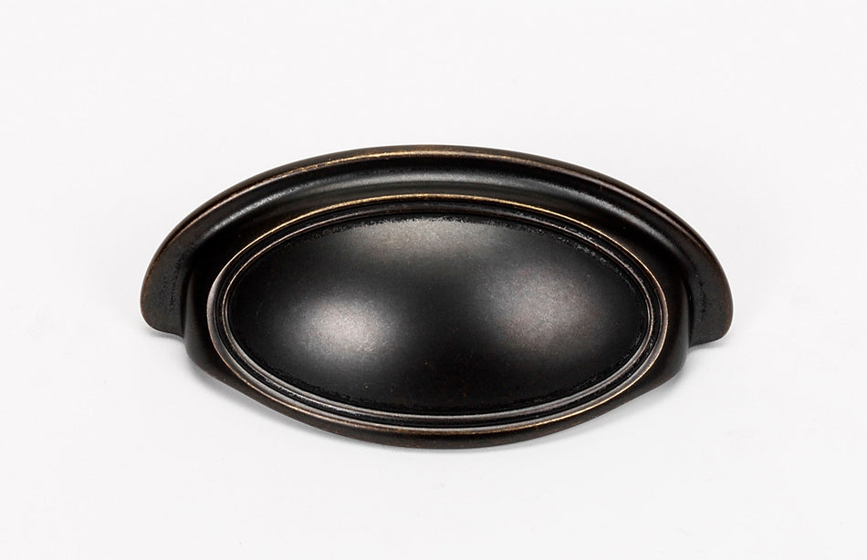 Alno A1570-3-BARC: 3" Classic Traditional Cup Cabinet Pull - Barcelona