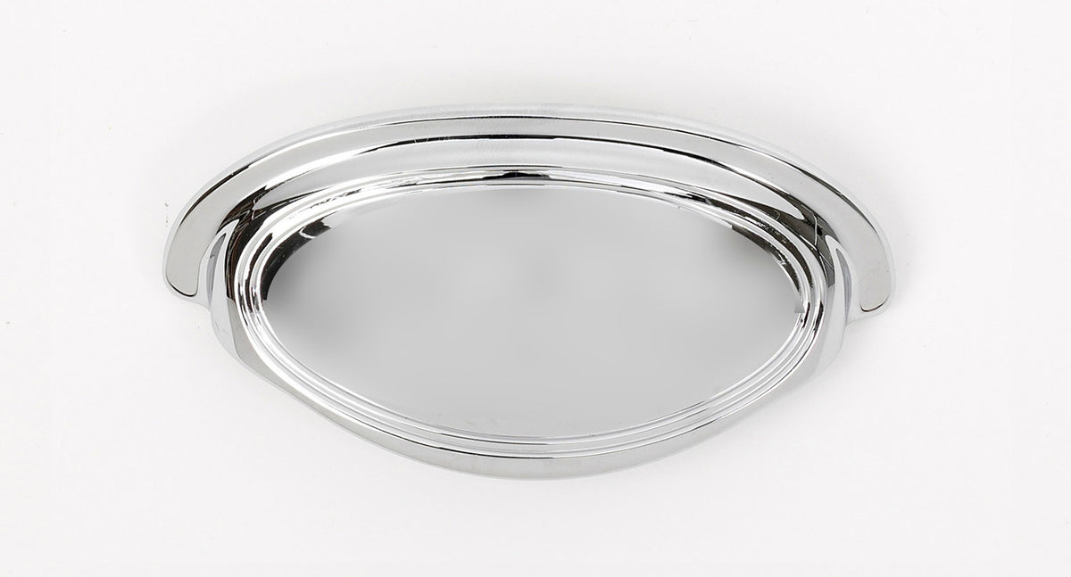 Alno A1570-3-PC: 3" Classic Traditional Cup Cabinet Pull - Polished Chrome