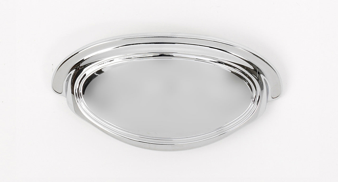 Alno A1570-3-PC: 3" Classic Traditional Cup Cabinet Pull - Polished Chrome
