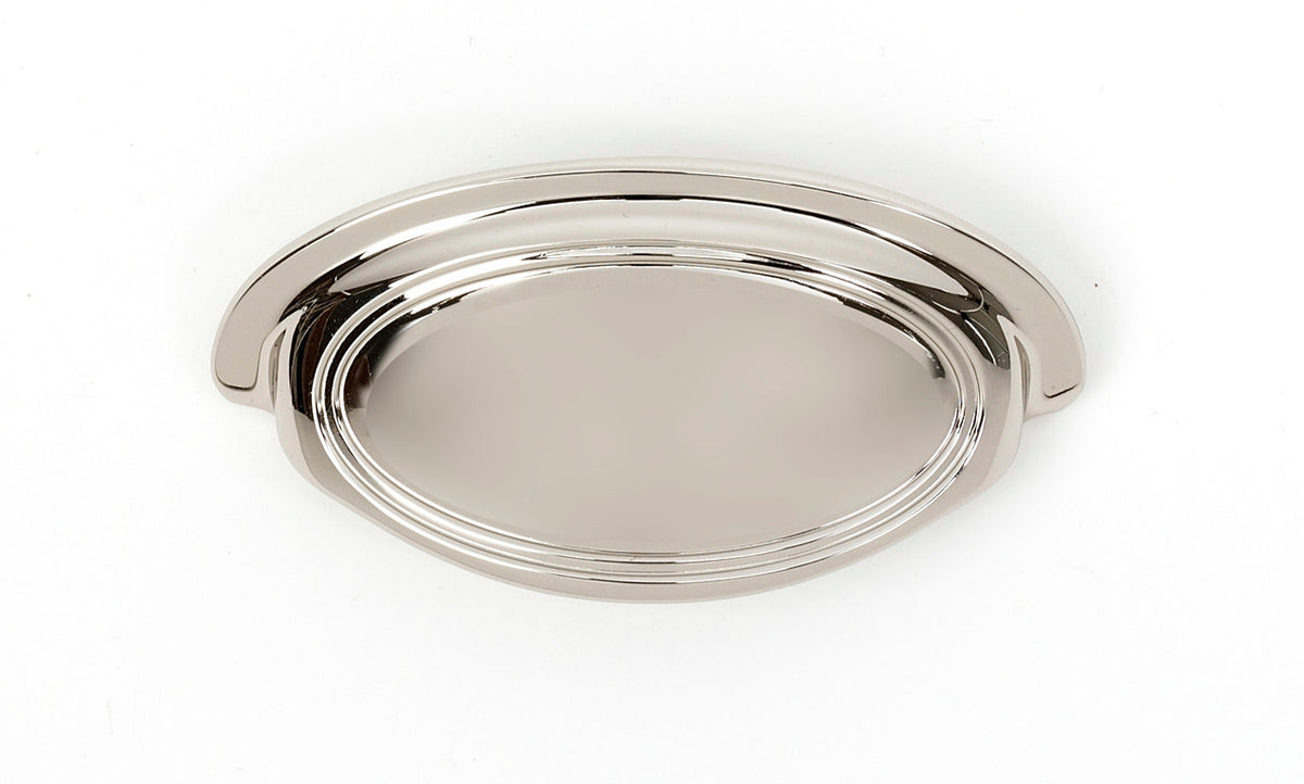 Alno A1570-3-PN: 3" Classic Traditional Cup Cabinet Pull - Polished Nickel