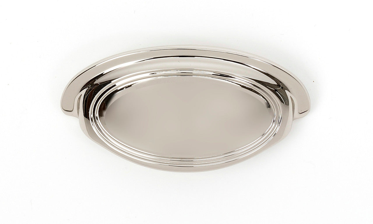 Alno A1570-3-PN: 3" Classic Traditional Cup Cabinet Pull - Polished Nickel