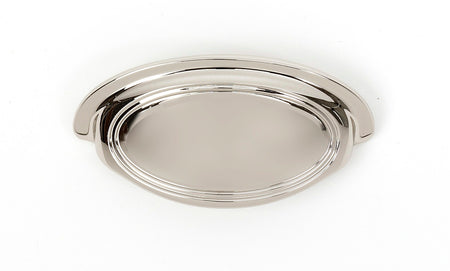 Alno A1570-3-PN: 3" Classic Traditional Cup Cabinet Pull - Polished Nickel