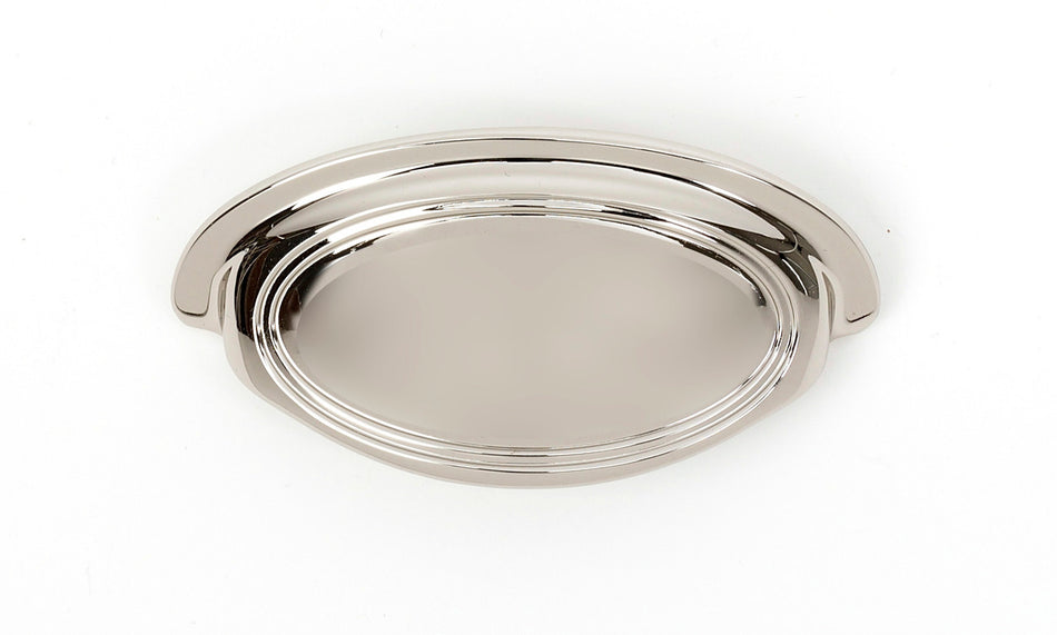 Alno A1570-3-PN: 3" Classic Traditional Cup Cabinet Pull - Polished Nickel