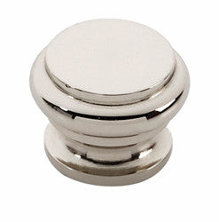 Alno A230-PN: 3/8" Tuscany Bread Box Cabinet Knob - Polished Nickel