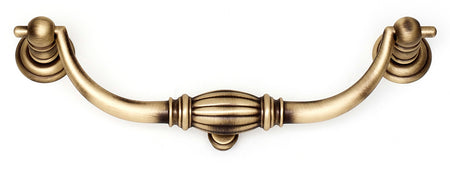 Alno A233-6-AEM: 6" cc Tuscany Drop Bail Pull - Antique English Matte