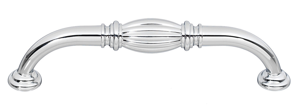 Alno A234-4-PB/NL: 4" cc Tuscany Cabinet Pull - Unlacquered Brass