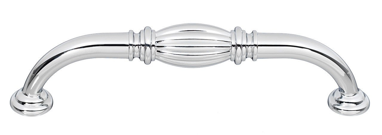 Alno A234-4-PB/NL: 4" cc Tuscany Cabinet Pull - Unlacquered Brass