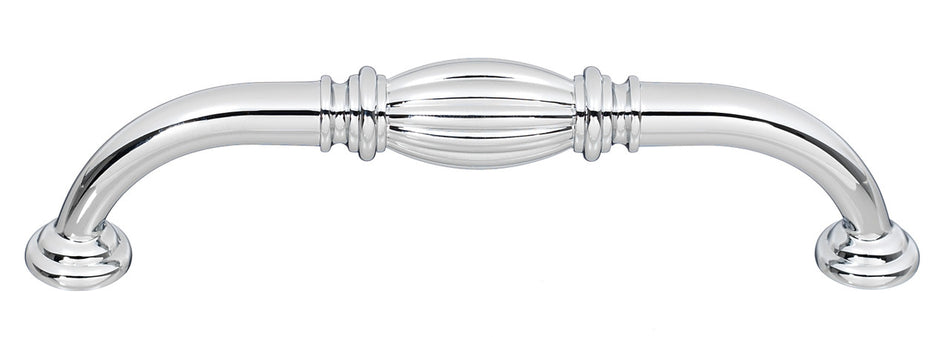 Alno A234-4-PB/NL: 4" cc Tuscany Cabinet Pull - Unlacquered Brass