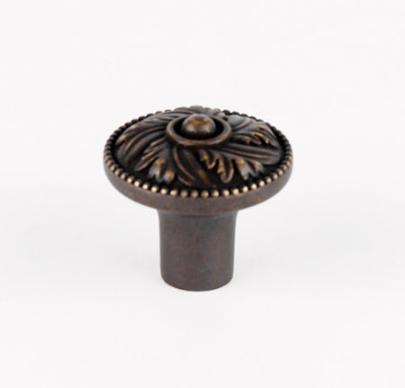Alno A235-14-BARC: 1-1/4" Hickory Cabinet Knob - Barcelona